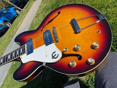 1996 Epiphone Casino Archtop  Sunburst  Left Handed - Peerless Korea 5.8 Lbs • $1695