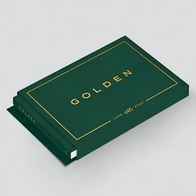 BTS JUNGKOOK [GOLDEN] Album WEVERSE Ver/QR Card+Photo Book+Post Card+Card • $30.25