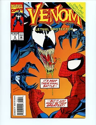 Venom Lethal Protector #6 Comic Book 1993 NM- Mark Bagley Marvel Comics • $8.99
