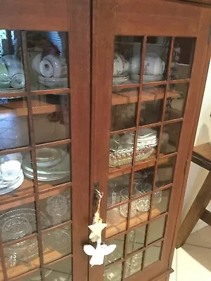 $1650 • Buy Antique Trittons Silky Oak Bookcase / China Cabinet
