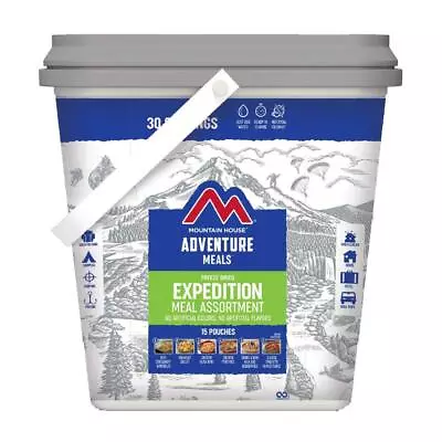 Mountain House Expedition Bucket | Freeze Dried Backpacking Food | 30 Servings • $144.26