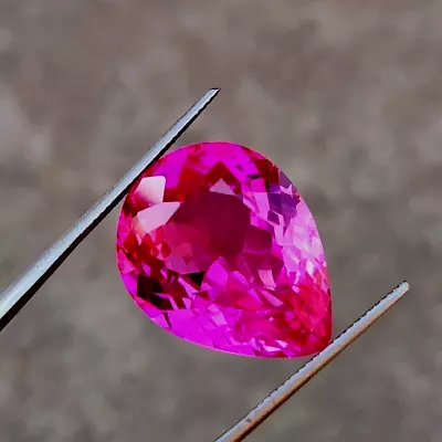 AAA 6.3 CT Natural Flawless Pink Mozambique Ruby Loose Pear Gemstone 12x9 MM • $23.19