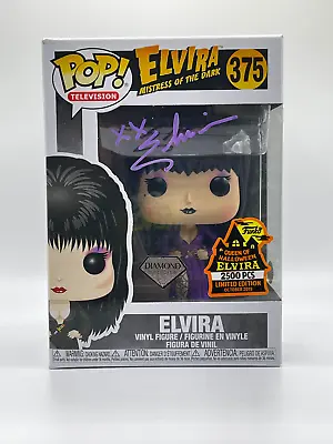 Funko Pop! Television Mistress Of The Dark: Elvira #375 (le 2500) (diamond/purpl • $320