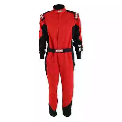 RaceQuip One Piece Single Layer Racing Driver Fire Suit SFI 3.2A/1 2XL Red • $184.95