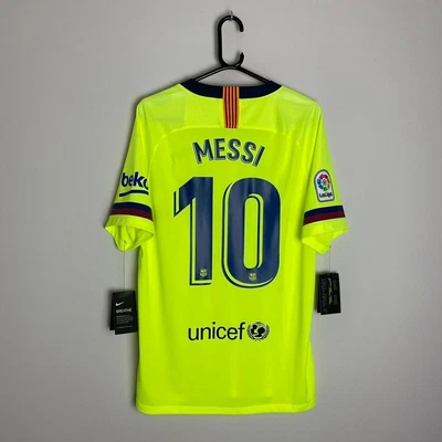 £119.99 • Buy BNWT Barcelona Football Shirt Jersey 2018/19 Away MESSI #10 (L)