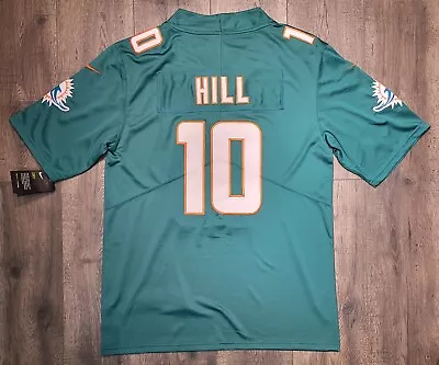 Dolphins #10 Tyreek Hill Stitched Aqua Color Rush Jersey NWT • $84.95