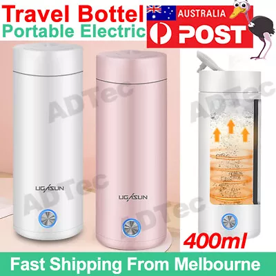 $26.95 • Buy Portable Electric Kettles 400ml Hot Water Tea Coffee Heater Travel Thermal Cups