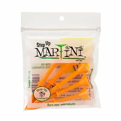 New Authentic Orange Martini Step Up Golf Tees - You Choose The Quantity • $8.95