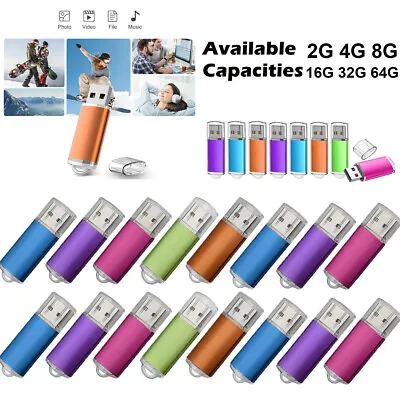 1/5/10Pack Lot 2GB 4GB 8G 16G 32G 64GB USB 2.0 Pen Drive Flash Memory Stick • $5.99