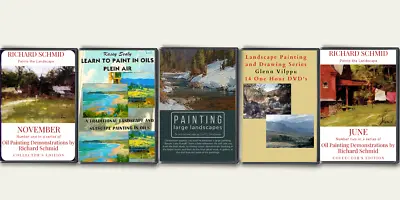 Landscape Painting 18 DVD Tutiorials Bundle Schmid Sealy Vilppu Free Shipping • $129