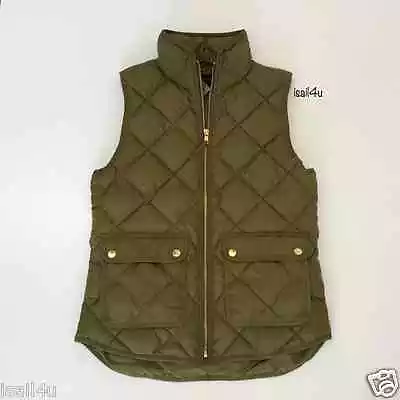 J. Crew Excursion Quilted Down Vest NWT Color: Irish Moss Size: XS S M L XL • $63.75