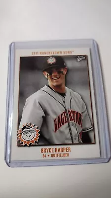 2011 Hagerstown Suns Bryce Harper Multi-Ad #3 Bryce Harper RC Hagerstown Suns • $5