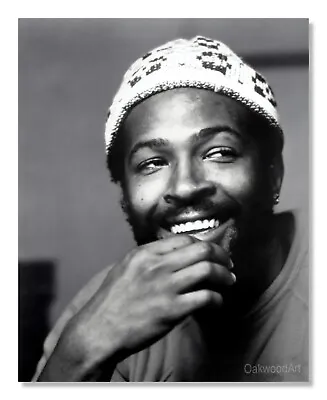 Marvin Gaye Iconic Singer / Songwriter C1970s - Reprint Of A Vintage Photo • $9.95