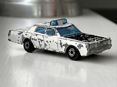 £1.99 • Buy Matchbox Superfast No 59 Mercury Police Car White With Black Bonnet/boot