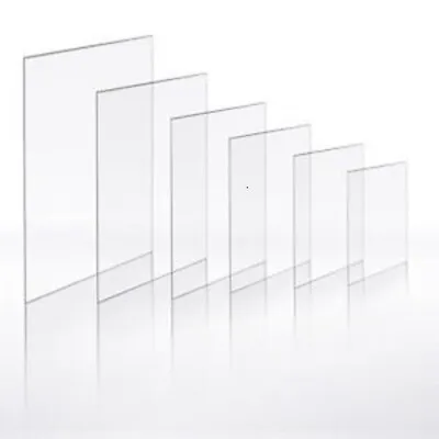 Acrylic Sheet Clear Perspex Sheets 2mm Thick Large Acrylic Plastic Sheet 3mm 4mm • £4.55