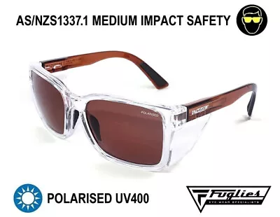 UV Wraps 6206C Polarised Safety Sunglasses - ASNZS1337 Safety Glasses • $39.95