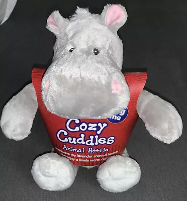 Aroma Home Cozy Cuddles Hippo Animal Hottie Microwaveable Lavender Scented • $25.15