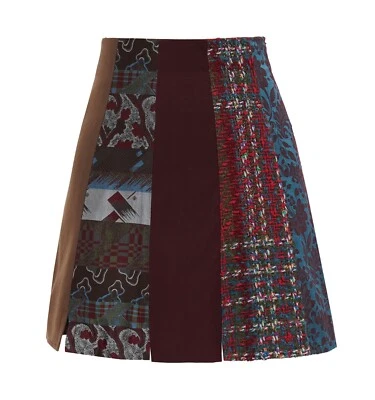 £85.85 • Buy Womens Bazar De Christian Lacroix Tweed Skirt Multicolor Wool Size 38 / S
