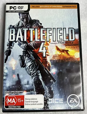 PC Battlefield 4 (3 Discs) - CD/DVD-ROM - (2013) Battle Adventure Game Rated R • $11.50