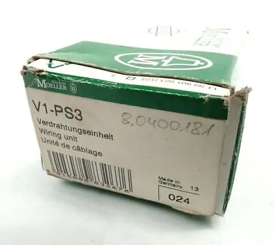 Klöckner Moeller V1-PS3 Wiring Unit • $60.87