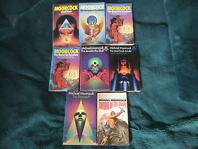 Vintage Science Fiction/Fantasy Paperback Books By Michael Moorcock. • £6