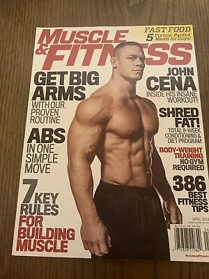Muscle & Fitness Magazine April 2014 John Cena WWE Superstar  • $0.99