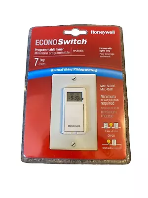 Honeywell Econo Switch Programmable Timer RPLS530A - New Sealed • $27.99