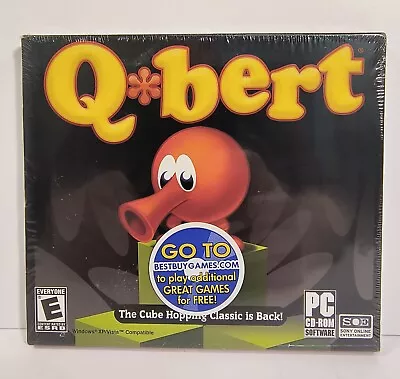 Q*bert (PC CD-ROM) Classic Qbert (2005) PC CD-ROM New Sealed XP/Vista • $18.99