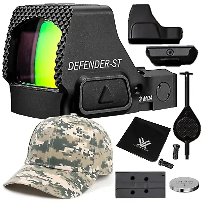 Vortex Optics DFST-MRD3 Defender-ST Micro Red Dot Sight With Free CD Hat Bundle • $329