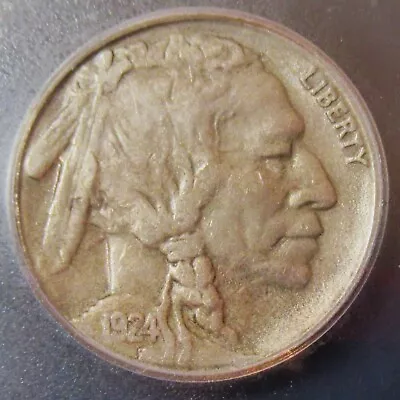 1924-S Buffalo Nickel 5C. ICG VF25. • $298.88