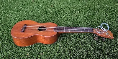 Antique C.F. Martin Type 0 Soprano Ukulele Sinker Mahogany 1920-1936 • $1350