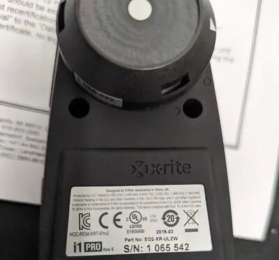 $700 • Buy EFI X-Rite I1 Pro Rev E Spectrophotometer W/ Carry Case EO2-XR-ULZW Excellent 
