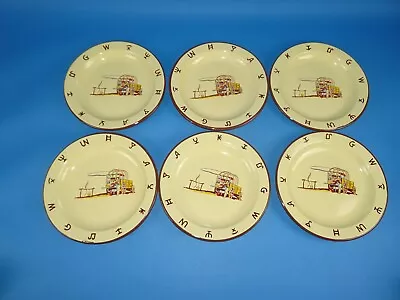 6 10  Inch Monterey Western Wear Enamel Plates Vintage • $110