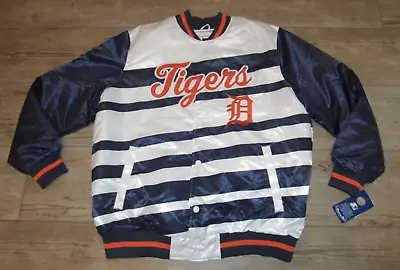 Starter Detroit Tigers Quilt Lined Knit Trim Varsity Jacket Size Men's 3XL • $84.99