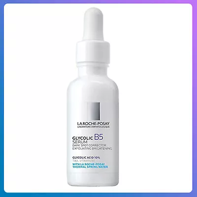 La Roche-Posay Glycolic Serum With Vitamin B5 Dark Spot Corrector 1.0 Fl. Oz.~ • $10.99