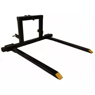 Titan Attachments 3 Point Pallet Fork Attachment Cat 1 Quick Hitch Logs Fields • $459.99