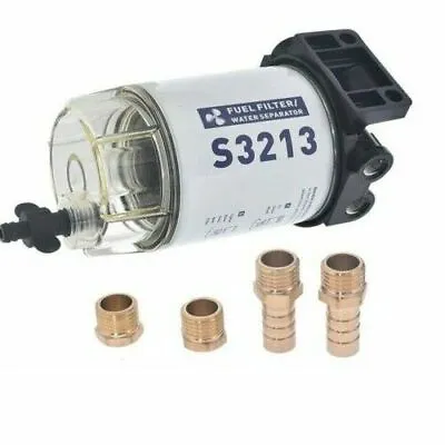 S3213 Boat Fuel Water Separator Marine For Mercury Yamaha Outboard 10 Micron US • $32.47
