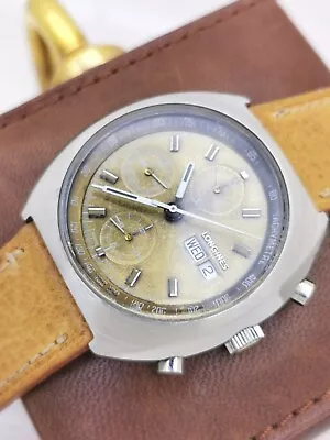 $1750 • Buy Vintage Longines Admiral Automatic Chronograph Ref 2351 Valjoux 7750 Watch 