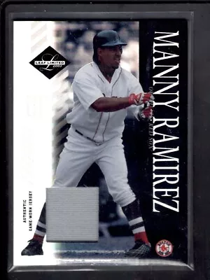 2003 Leaf Limited Threads Boston Red Sox Baseball Card #48 Manny Ramirez /50 • $8.50