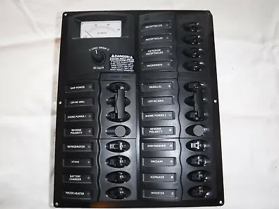 AC Power Distribution Panel W/Analog AC Voltmeter BAYLINER Ready To Install • $799