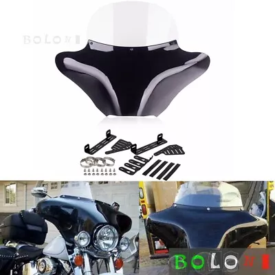 Batwing Fairing Windshield Kit For Kawasaki Vulcan 750 800 900 1500 1600 2000 • $276.99