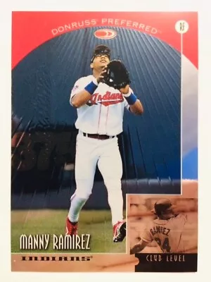 1998 Donruss Collections Preferred #581 Manny Ramirez Parallel Card Rare  • $2.99