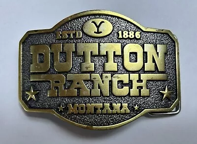 Montana Silversmiths Belt Buckle YELLOWSTONE Dutton Ranch Paramount TV Show 2020 • $23