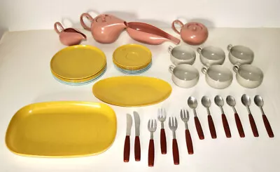 IDEAL Russel Wright MCM Child's Plastic Dishes Play Set • $220.98