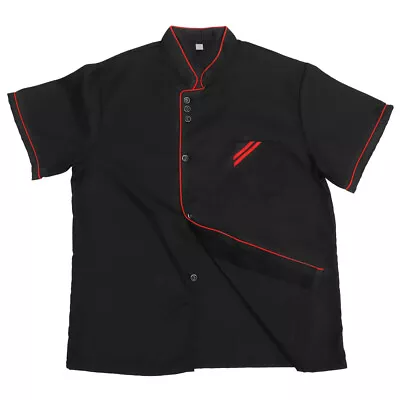  Short Sleeve Chef Shirt Boardshorts For Men Kitchen Supplies Things Uniform • £11.55