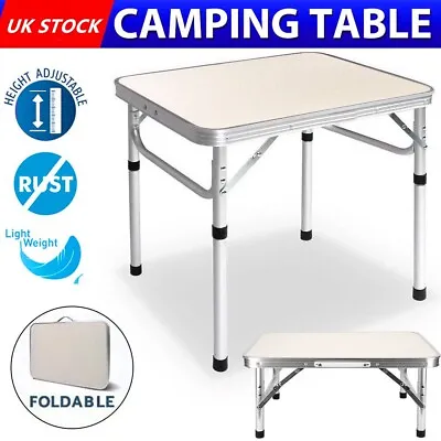 £19.89 • Buy 2FT Aluminum Folding Portable Small Desk Outdoor Picnic Camping Table Laptop PC
