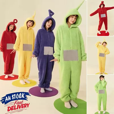 Teletubbies Onesie Costume Kigurumi Pajamas Party Sports Day Book Week Cosplay • $15.88