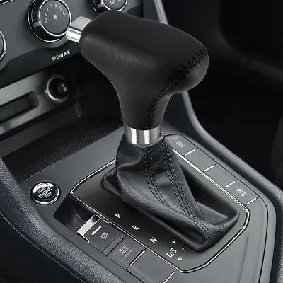 Car Automatic Leather Gear Shift Knob Shifter Handle Lever Stick Accessories • $18.59