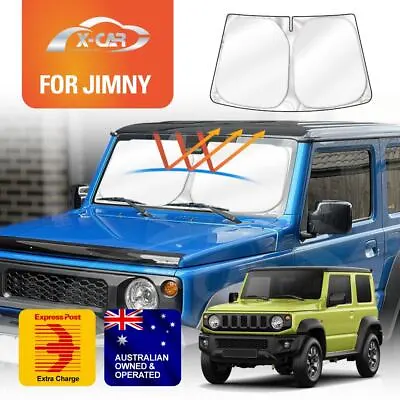 $32.95 • Buy WindScreen Sun Shade For Suzuki Jimny 2018-2023 Car WindShield Visor Foldable