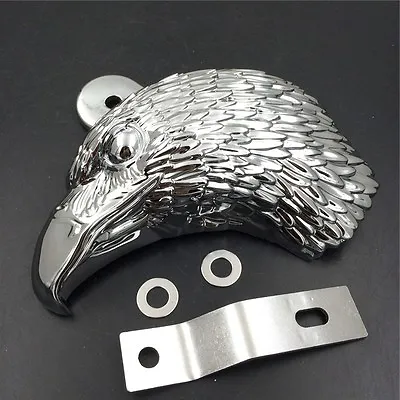 Chrome Eagle Head Horn Cover For 92-20 Harley W/side Mount  Cowbell  All V-rod's • $25.91